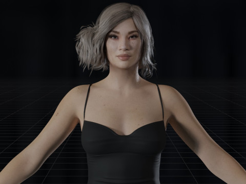 Lucy Liu 3Dモデル