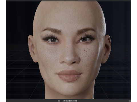 Lucy Liu 3Dモデル