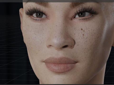 Lucy Liu 3Dモデル