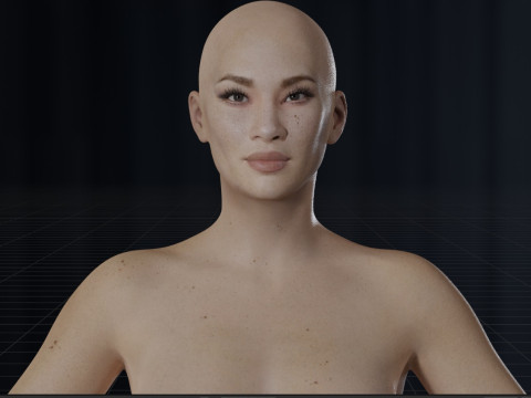 Lucy Liu 3Dモデル