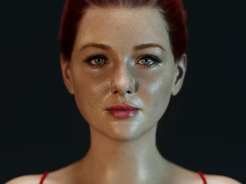 Molly Quinn 3Dモデル