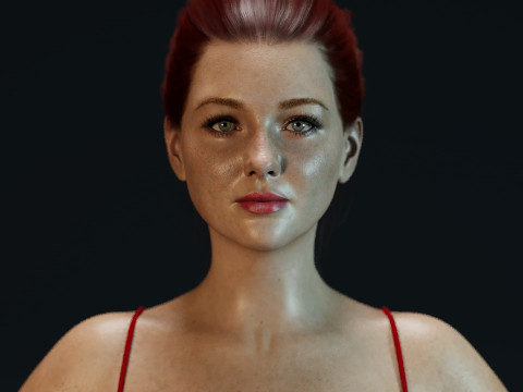 Molly Quinn 3D Модель