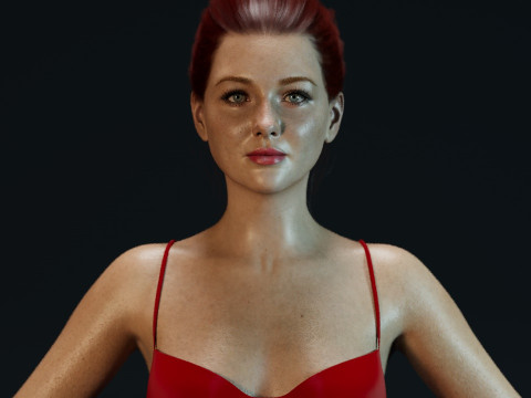 Molly Quinn 3D Модель