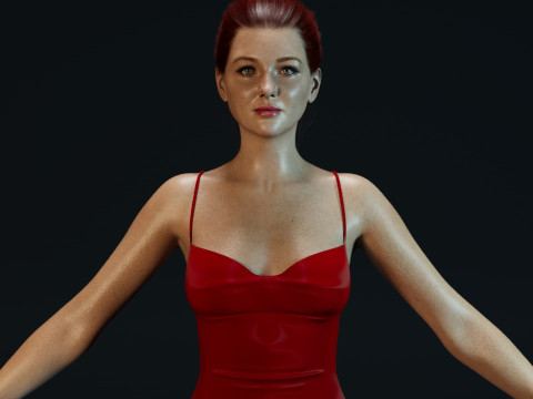 Molly Quinn 3D Модель