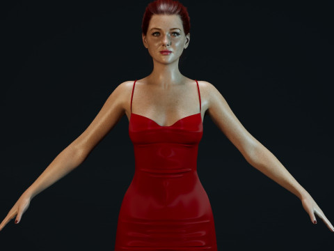 Molly Quinn 3D Модель