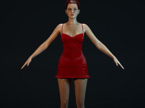 Molly Quinn 3D Модель