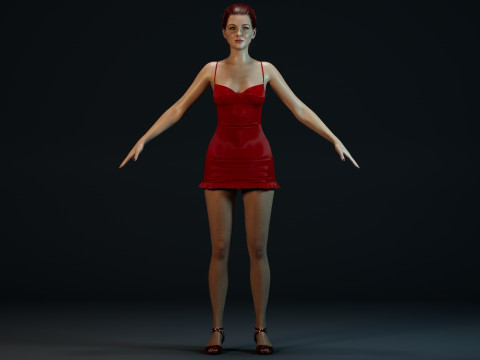 Molly Quinn 3D Модель