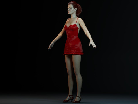 Molly Quinn 3D Модель