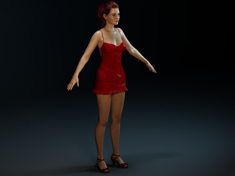 Molly Quinn 3D Модель