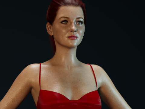 Molly Quinn 3D Модель