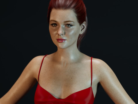 Molly Quinn 3D Модель