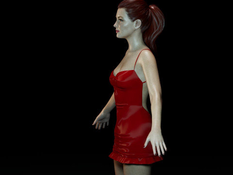 Molly Quinn 3D Модель