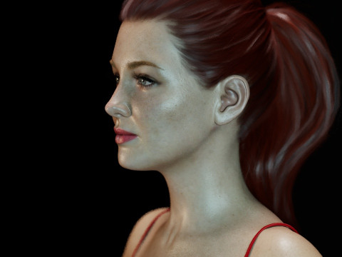 Molly Quinn 3D Модель