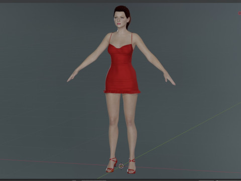 Molly Quinn 3D Модель