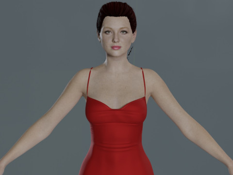 Molly Quinn 3D Модель