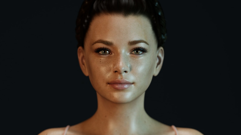 Kristin Kreuk 3D 모델 .c4d .max .obj .3ds .fbx .stl .blend