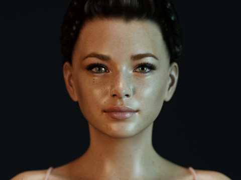 Kristin Kreuk 3D Model