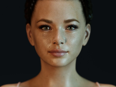 Kristin Kreuk 3D 모델