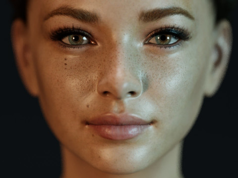 Kristin Kreuk 3D 모델