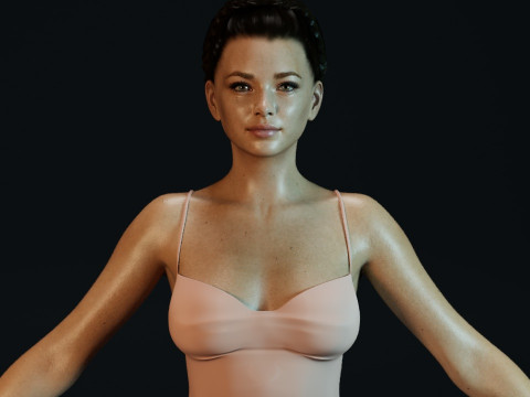 Kristin Kreuk 3D 모델