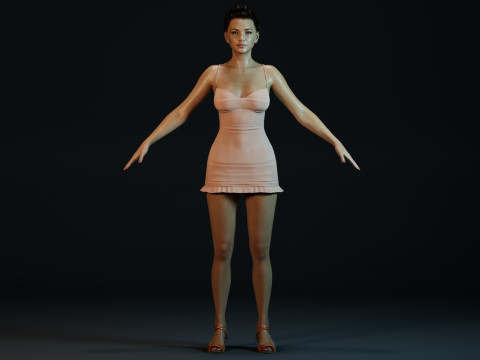 Kristin Kreuk 3D 모델