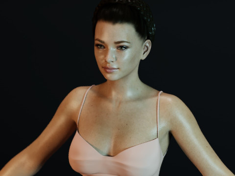 Kristin Kreuk 3D 모델