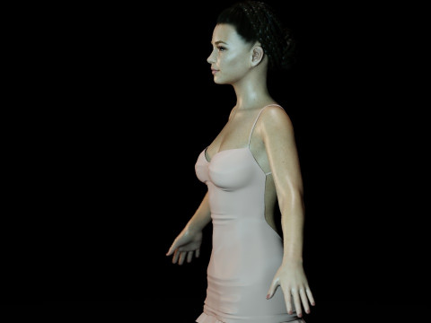 Kristin Kreuk 3D 모델