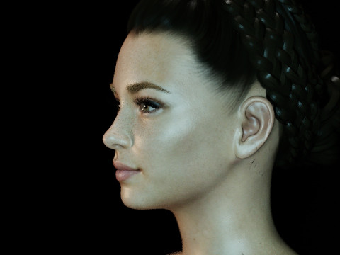 Kristin Kreuk 3D 모델