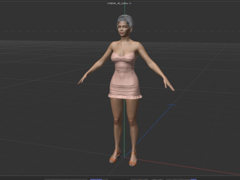 Kristin Kreuk 3D 모델