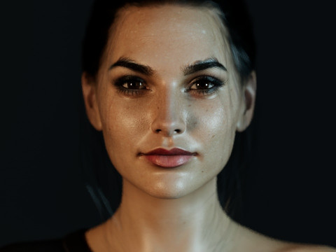 Gal Gadot 3D Model