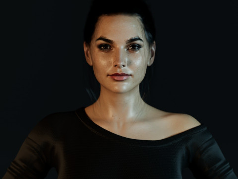 Gal Gadot Model 3D
