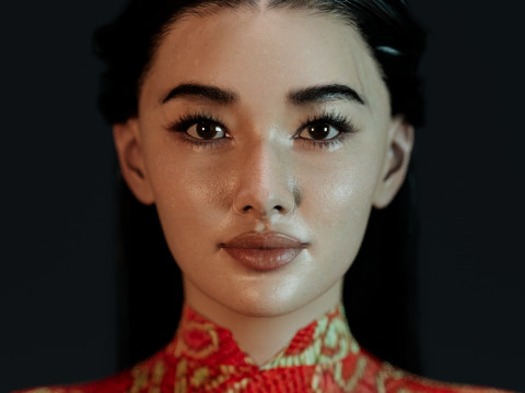 Li Qin Modelo 3D