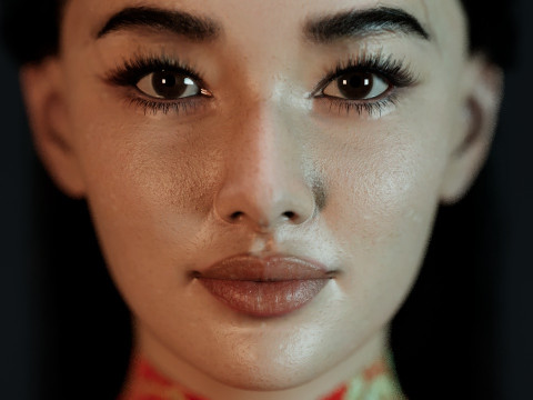 Li Qin Model 3D