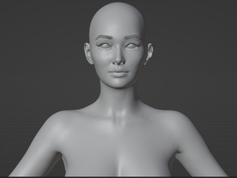 Li Qin Model 3D