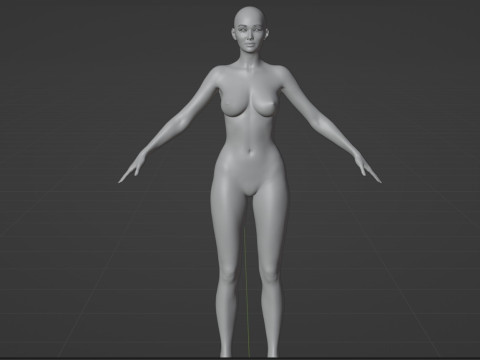 Li Qin Model 3D