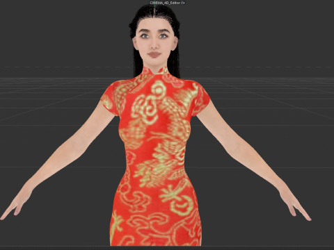 Li Qin Model 3D