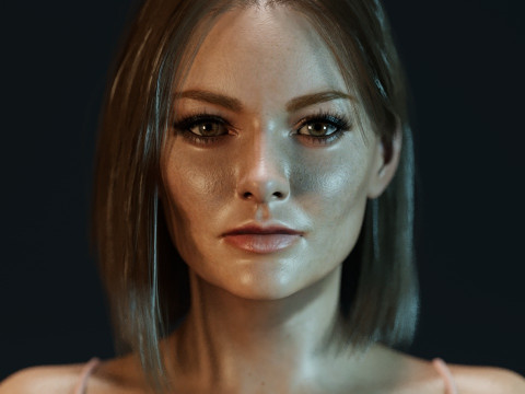 Jodie Foster 3Dモデル