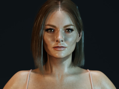 Jodie Foster 3D Модель