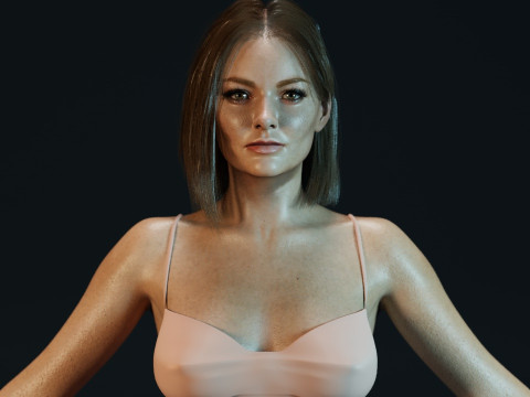Jodie Foster 3D Модель