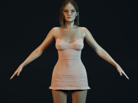 Jodie Foster 3D Модель