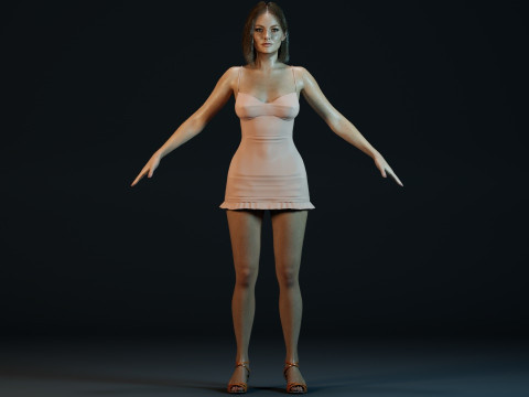 Jodie Foster 3D Модель