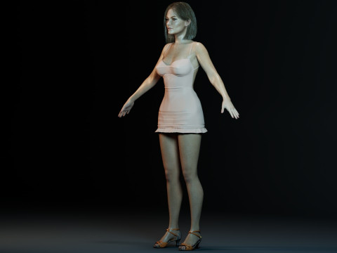 Jodie Foster 3D Модель