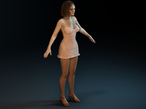 Jodie Foster 3D Модель
