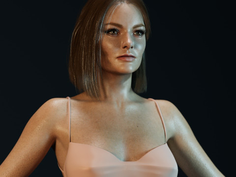 Jodie Foster 3D Модель