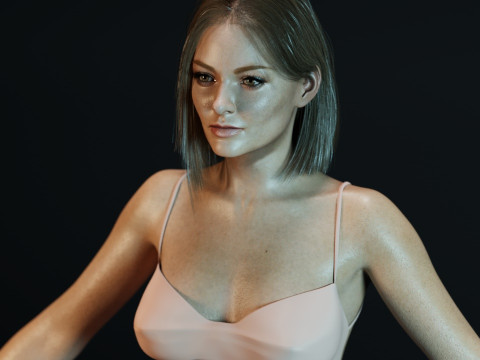 Jodie Foster 3D Модель