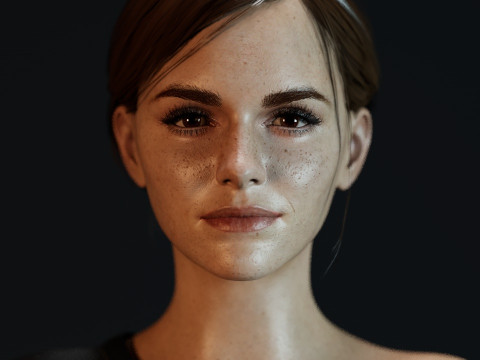 Emma Watson 3D Model