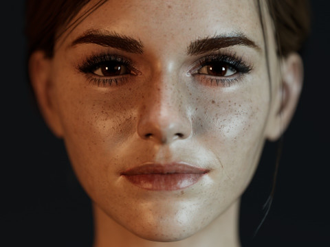 Emma Watson 3D Model