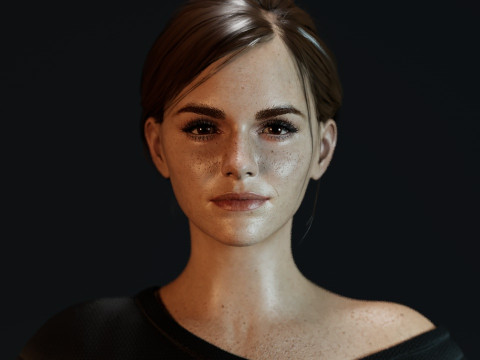 Emma Watson 3D Model