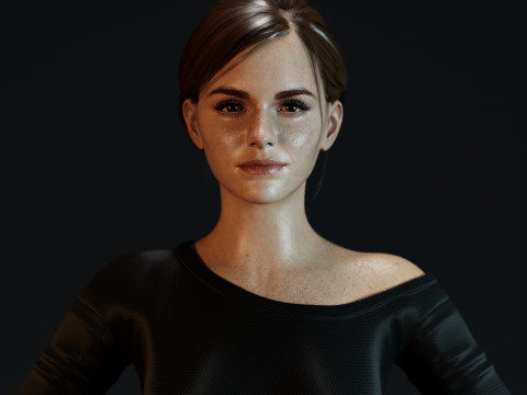 Emma Watson 3D Model