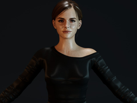Emma Watson 3D Model